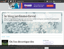 Tablet Screenshot of jardinmedieval.over-blog.com