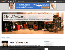 Tablet Screenshot of hello-podcast.over-blog.com