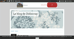 Desktop Screenshot of didiscrap.over-blog.fr