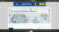 Desktop Screenshot of madamebricole.over-blog.com