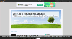 Desktop Screenshot of maisonmarches.over-blog.com