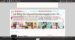 Desktop Screenshot of bijoufelinescougar.over-blog.com