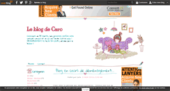 Desktop Screenshot of caro85.over-blog.fr