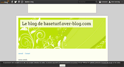 Desktop Screenshot of baseturf.over-blog.com
