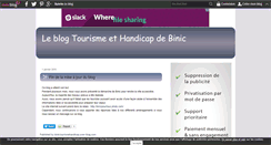 Desktop Screenshot of binictourismehandicap.over-blog.com