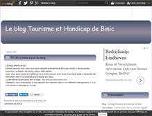 Tablet Screenshot of binictourismehandicap.over-blog.com