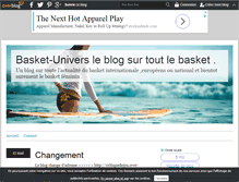 Tablet Screenshot of basket-univers.over-blog.com