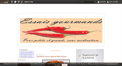 Desktop Screenshot of essais-gourmands.over-blog.com