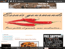 Tablet Screenshot of essais-gourmands.over-blog.com