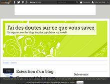 Tablet Screenshot of jaidesdoutesestcequevousenavez.over-blog.com