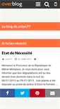 Mobile Screenshot of desobeissance-civile.over-blog.fr