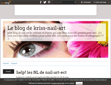 Tablet Screenshot of kriss-nail-art.over-blog.com