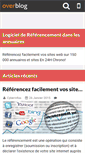Mobile Screenshot of logiciel-referencement-annuaires.over-blog.com