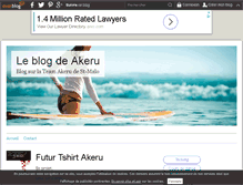 Tablet Screenshot of akeru.over-blog.fr