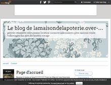 Tablet Screenshot of lapoteriedelaforge.over-blog.com