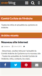 Mobile Screenshot of comite-cycliste-ardeche.over-blog.com