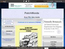 Tablet Screenshot of patchwords.over-blog.com