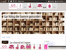 Tablet Screenshot of hervegourdet.over-blog.fr