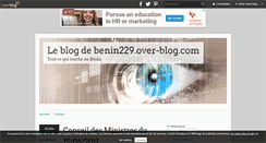 Desktop Screenshot of benin229.over-blog.com