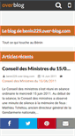 Mobile Screenshot of benin229.over-blog.com