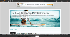 Desktop Screenshot of espmatin.over-blog.com