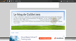 Desktop Screenshot of colibrizen.over-blog.com