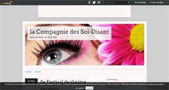 Desktop Screenshot of lacompagniedessoidisant.over-blog.com