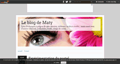 Desktop Screenshot of maty.over-blog.fr