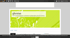 Desktop Screenshot of ghostaz.over-blog.com