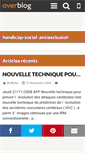 Mobile Screenshot of handicap-social-antiexclusion.over-blog.fr