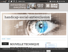 Tablet Screenshot of handicap-social-antiexclusion.over-blog.fr