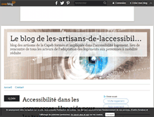 Tablet Screenshot of les-artisans-de-laccessibilite-logement-morbihan.over-blog.com