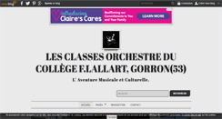 Desktop Screenshot of classeorchestregorron.over-blog.com