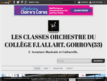 Tablet Screenshot of classeorchestregorron.over-blog.com