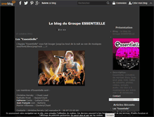 Tablet Screenshot of groupe-essentielle.over-blog.com