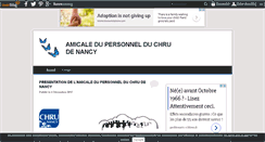 Desktop Screenshot of amicaledupersonnelchu.over-blog.com