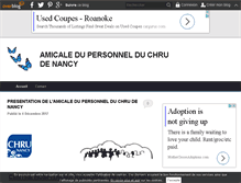 Tablet Screenshot of amicaledupersonnelchu.over-blog.com