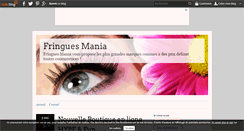 Desktop Screenshot of fringues.mania.over-blog.com