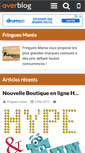 Mobile Screenshot of fringues.mania.over-blog.com