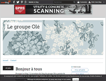 Tablet Screenshot of groupe-ole.over-blog.com