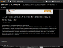 Tablet Screenshot of emploietcarriere.over-blog.com