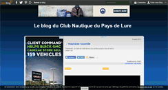 Desktop Screenshot of clubnautiquelure.over-blog.com