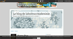 Desktop Screenshot of laboiteacreadeninie.over-blog.com