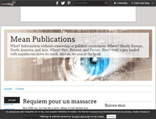 Tablet Screenshot of mean-publications.over-blog.com
