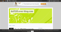 Desktop Screenshot of doll520.over-blog.com