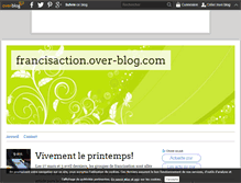 Tablet Screenshot of francisaction.over-blog.com