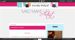 Desktop Screenshot of madmakeupartist.over-blog.com