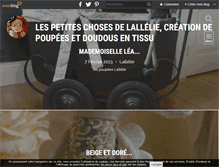 Tablet Screenshot of lallelie.over-blog.fr