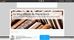 Desktop Screenshot of plurielles.over-blog.fr