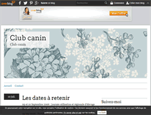 Tablet Screenshot of cynoclub.over-blog.com
